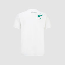 Load image into Gallery viewer, Official Mercedes AMG Petronas Formula One Team George Russell #63 Graphics T-shirt-White