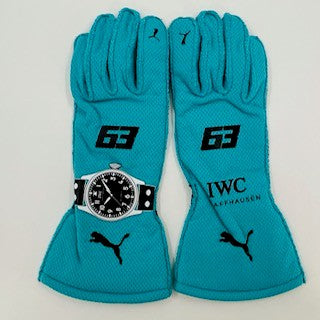 George Russell 2024 Mercedes AMG Petronas F1 Team  Used Race Gloves-Puma