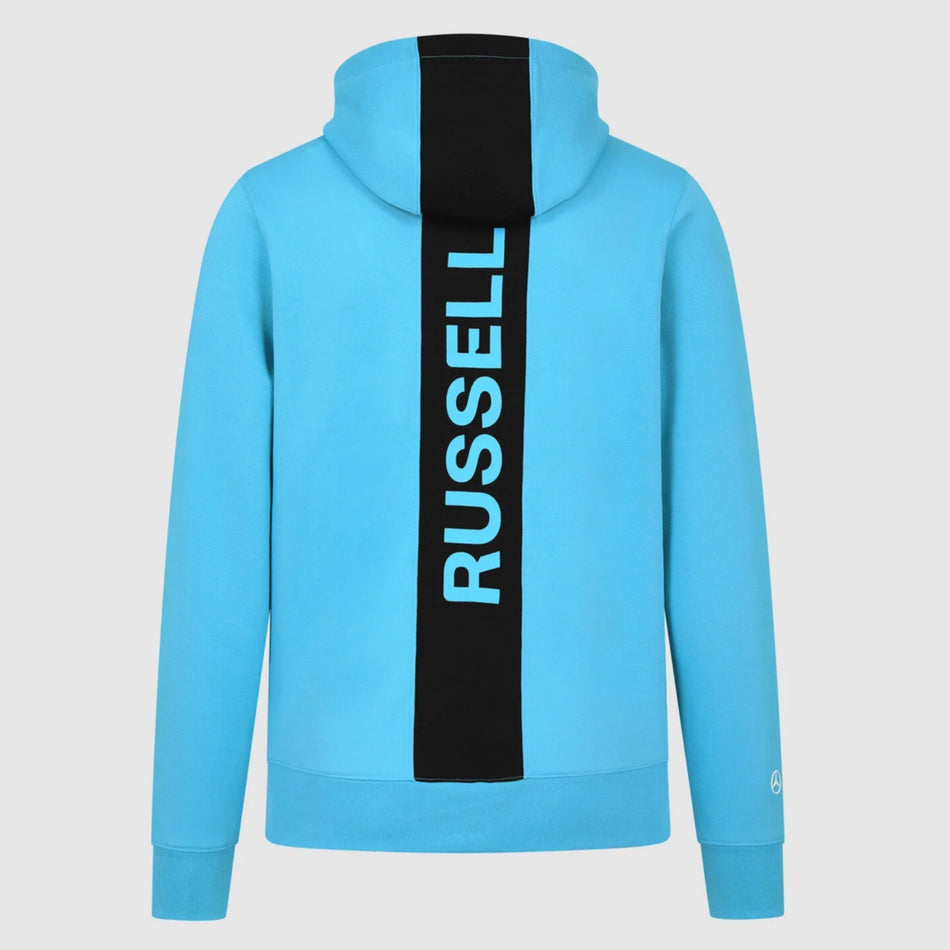 George Russell Mercedes AMG F1 Team Official Merchandise #63 Hoodie-Blue