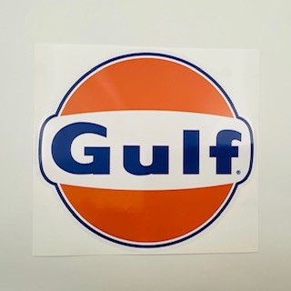 Gulf Racing Motorsport Ovel Sticker Decal-30CM