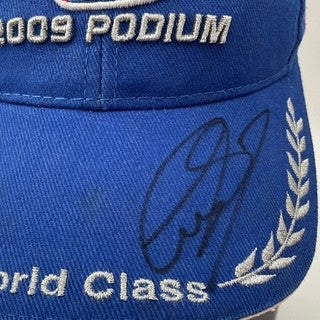 2009 ALMS IMSA Guy Smith Worn and Hand Signed Podium Cap