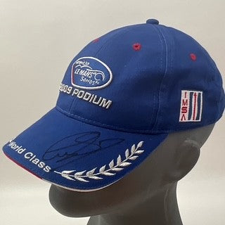 2009 ALMS IMSA Guy Smith Worn and Hand Signed Podium Cap