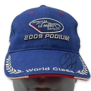 2009 ALMS IMSA Guy Smith Worn and Hand Signed Podium Cap