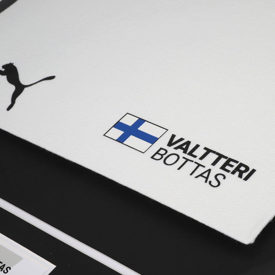 2022 Valtteri Bottas Signed Race Used Alfa Romeo F1 Team Framed Nomex Top - Pit-Lane Motorsport