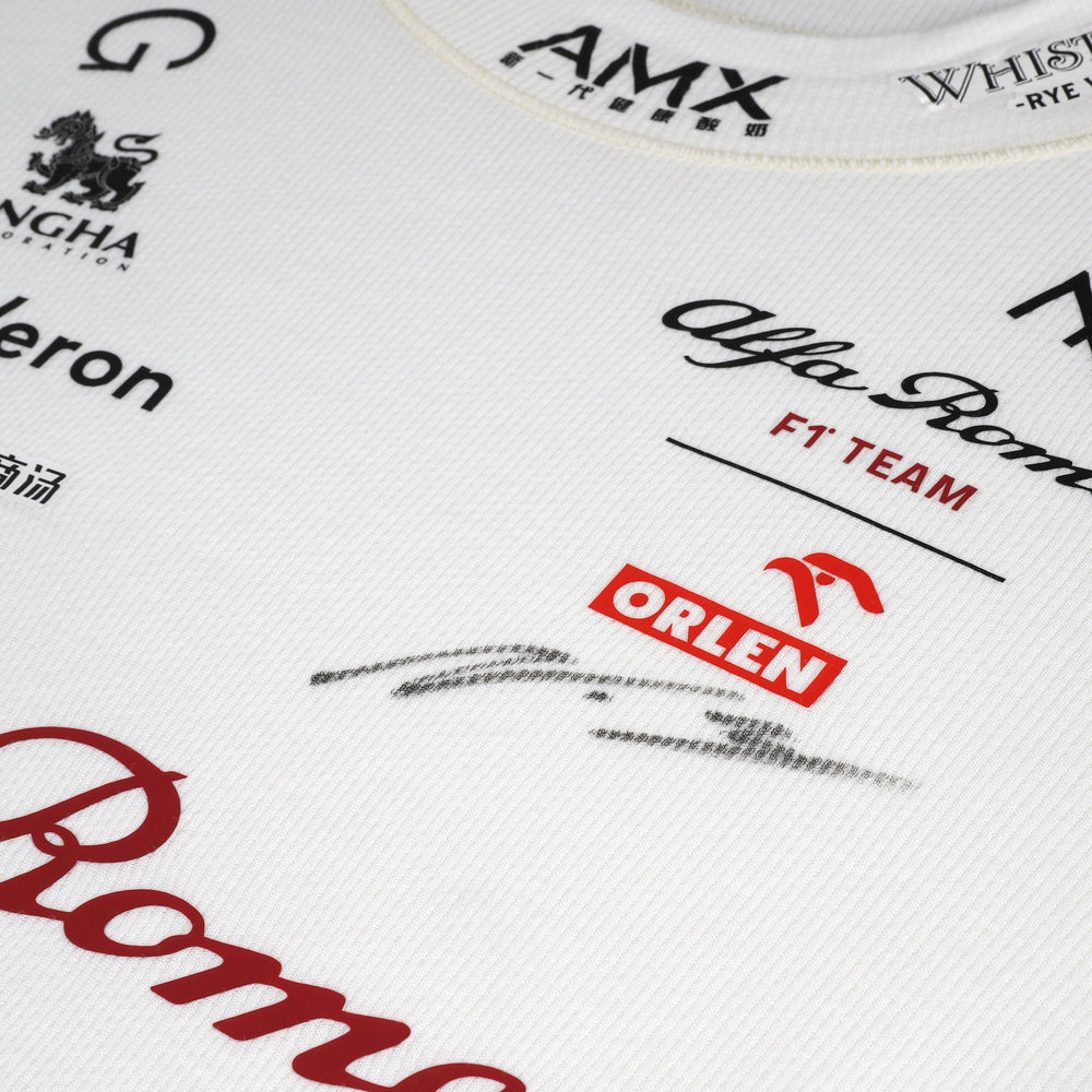 2022 Valtteri Bottas Signed Race Used Alfa Romeo F1 Team Framed Nomex Top - Pit-Lane Motorsport
