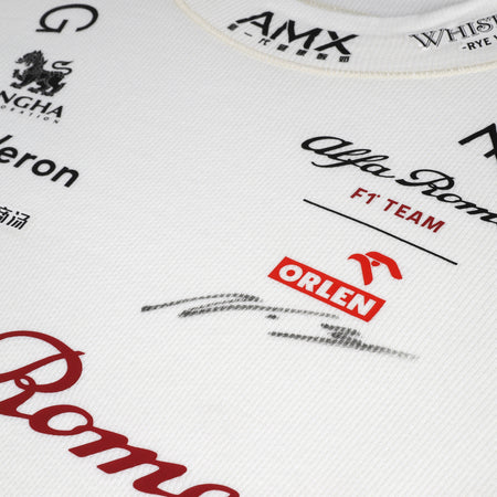 2022 Valtteri Bottas Signed Race Used Alfa Romeo F1 Team Framed Nomex Top - Pit-Lane Motorsport