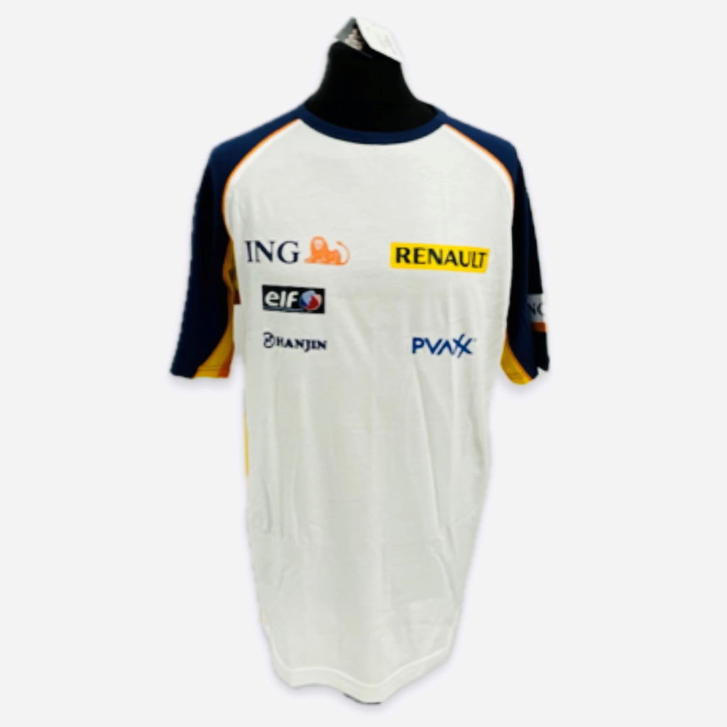 ING Renault F1™ Official Team Issue Pit Crew Race Day T-Shirt-Brand New