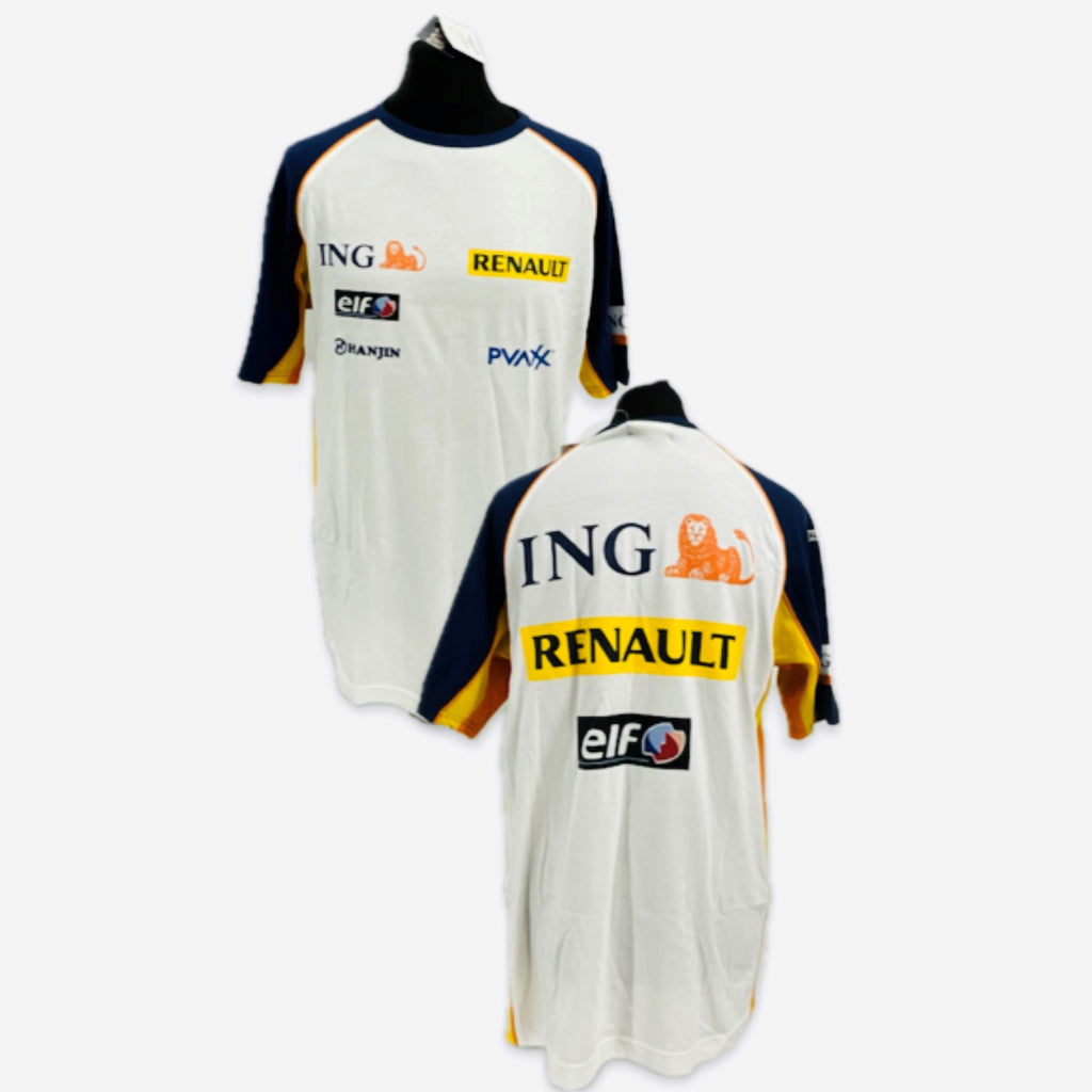 ING Renault F1™ Official Team Issue Pit Crew Race Day T-Shirt-Brand New