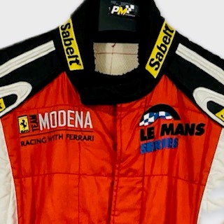 Jamie Melo Team Modena Ferrari  F430 GT2 Le Mans Seri Race Used Suit 2009