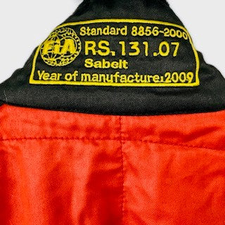 Jamie Melo Team Modena Ferrari  F430 GT2 Le Mans Seri Race Used Suit 2009