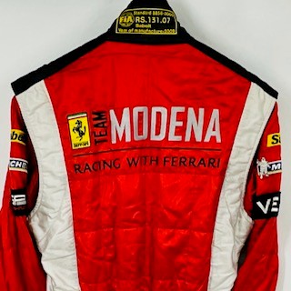 Jamie Melo Team Modena Ferrari  F430 GT2 Le Mans Seri Race Used Suit 2009