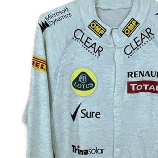 2013 Lotus Renault F1 Team Race Used Alpinestars Pit Crew Race Suit