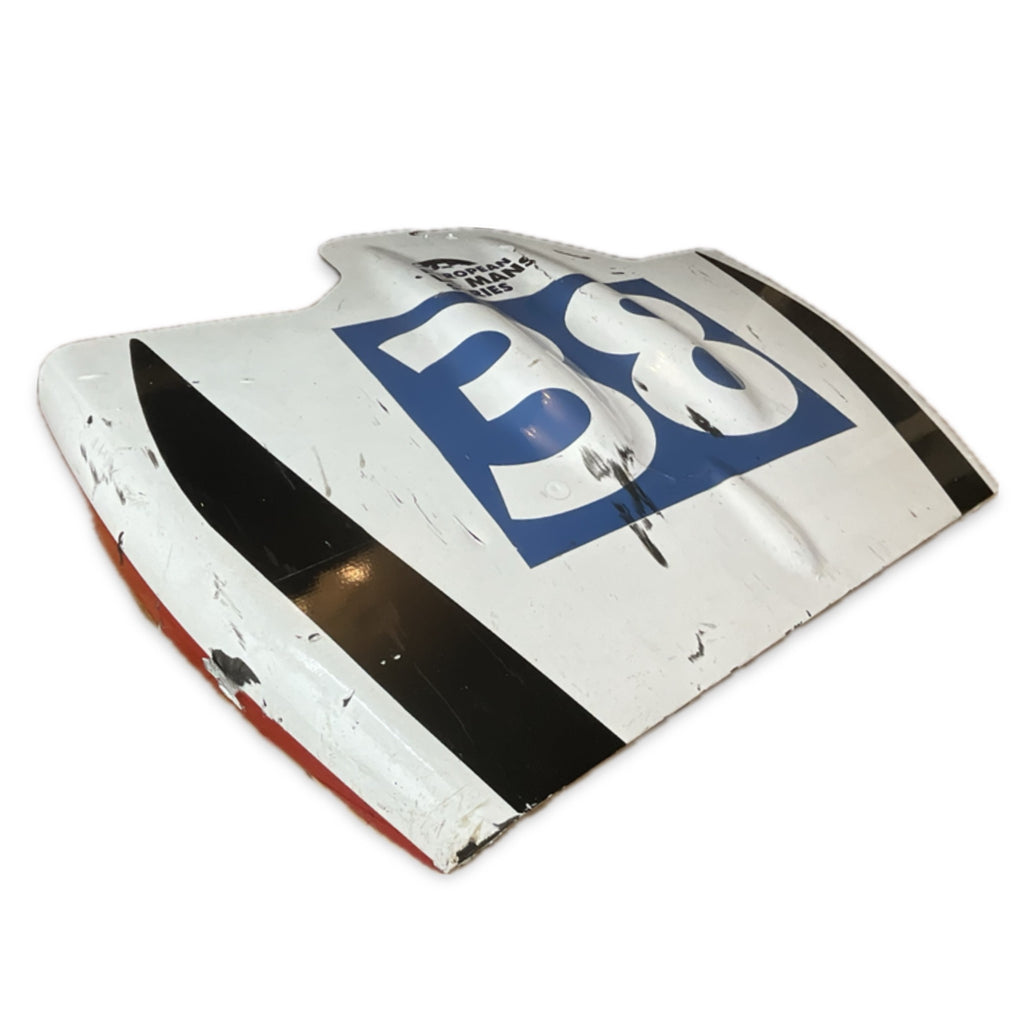 Jotta Sport #38 LMP22014 Le Mans Class Winning Nissan ZytekLMP2 Race Damaged Bonnet Panel Section