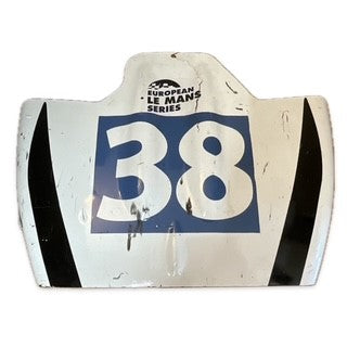 Jotta Sport #38 LMP22014 Le Mans Class Winning Nissan ZytekLMP2 Race Damaged Bonnet Panel Section