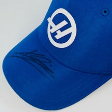 Load image into Gallery viewer, Kevin Magnussen  Hand Signed Official Haas F1 Team Cap 2022-Blue