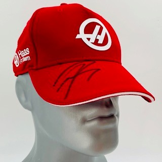Kevin Magnussen  Hand Signed Official 2023 Haas F1 Team Cap-Red