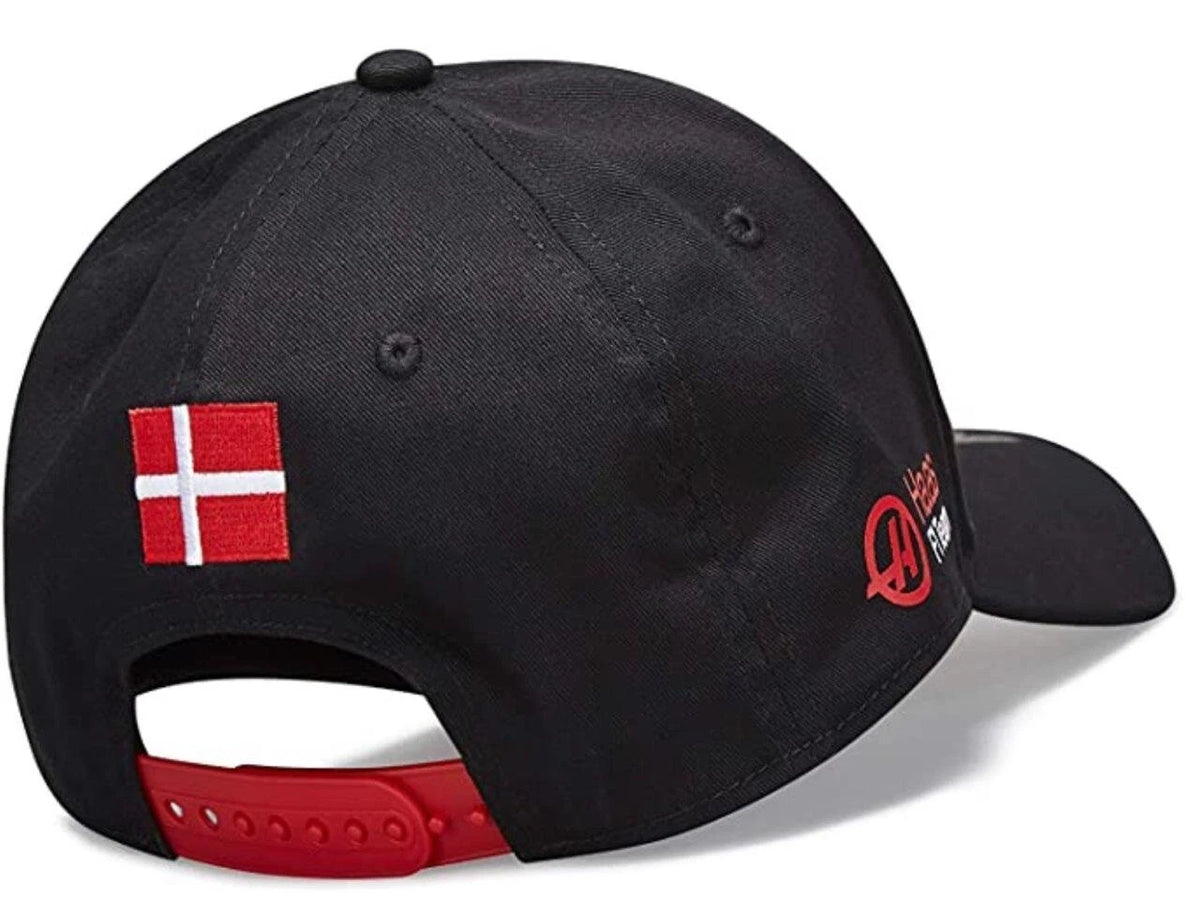 New Haas F1 Team Kevin Magnussen No. 20 Official Driver Cap – Black - Pit-Lane Motorsport