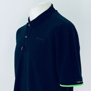 Authentic 2024 Team Issue Kick Sauber F1 Team Pit Crew Travel Polo Shirt Black