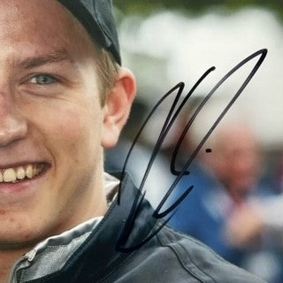 Kimi Raikkonen&nbsp; Hand Signed Portrait McLarenF1 Team Photograph