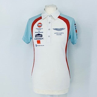 Aston Martin Racing Gulf le Mans Team Hackett Team Issue Race Day Polo Shirt -Women's