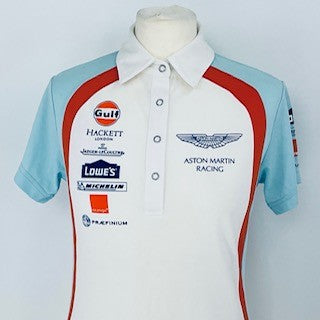 Aston Martin Racing Gulf le Mans Team Hackett Team Issue Race Day Polo Shirt -Women's