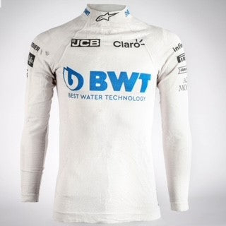 Lance Stroll 2019 Race Used SportPesa Racing Point F1 Team Nomex Top