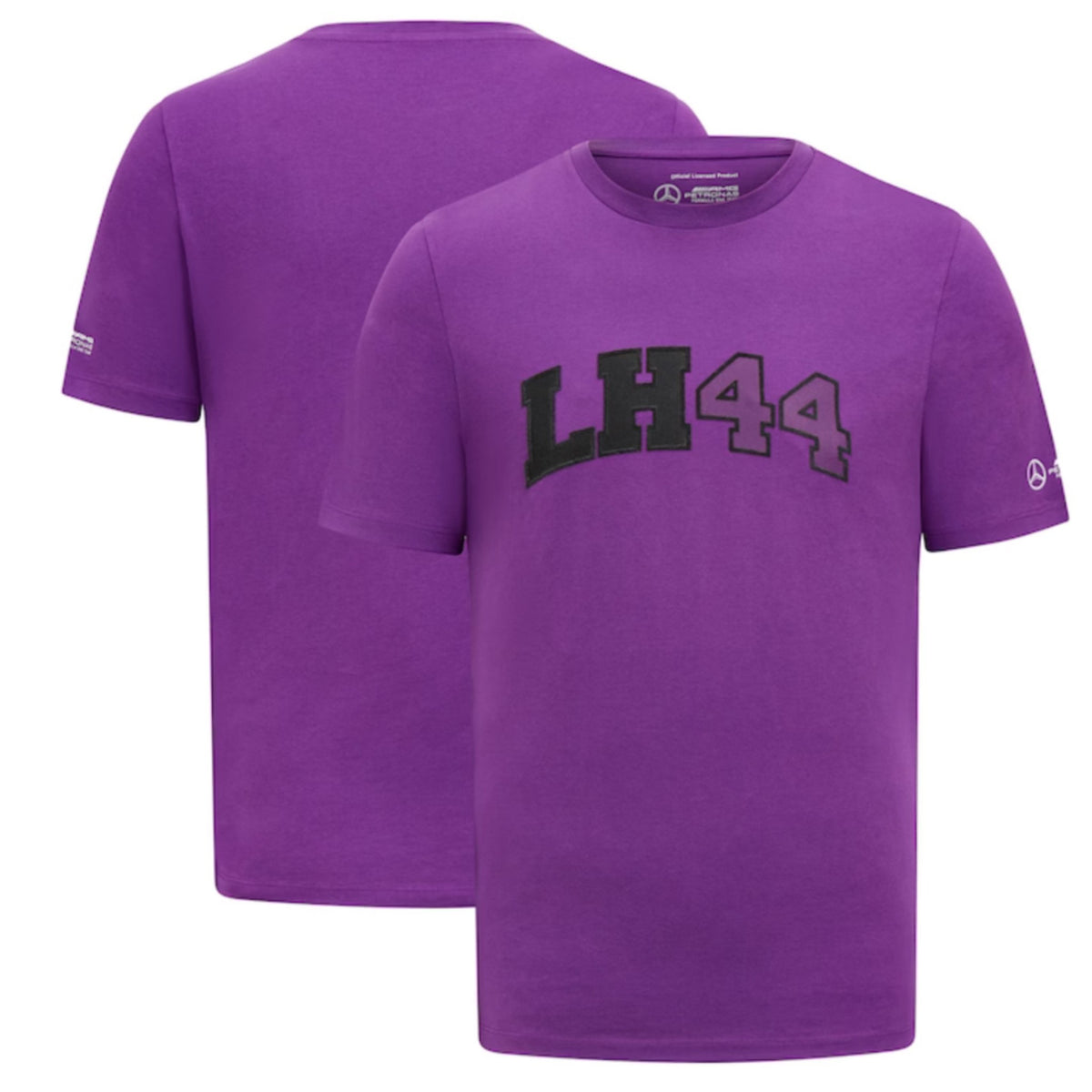 Mercedes AMG Petronas F1 Team Official Merchandise Lewis Hamilton LH44 Sports T-Shirt-Purple - Pit-Lane Motorsport