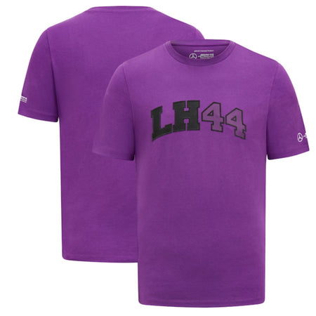 Mercedes AMG Petronas F1 Team Official Merchandise Lewis Hamilton LH44 Sports T-Shirt-Purple - Pit-Lane Motorsport
