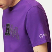 Load image into Gallery viewer, Mercedes AMG Petronas F1 Team Official Merchandise Lewis Hamilton LH44 Sports T-Shirt-Purple