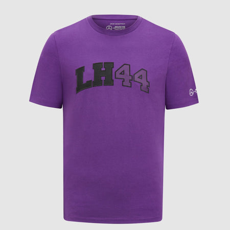 Mercedes AMG Petronas F1 Team Official Merchandise Lewis Hamilton LH44 Sports T-Shirt-Purple - Pit-Lane Motorsport