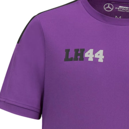 Mercedes AMG Petronas F1 Team Official Merchandise Lewis Hamilton 44 Sports T-Shirt-Purple - Pit-Lane Motorsport