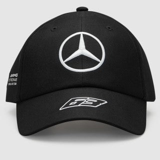 Mercedes AMG Petronas F1 Team Official Merchandise George Russell Driver Dad Cap-Black