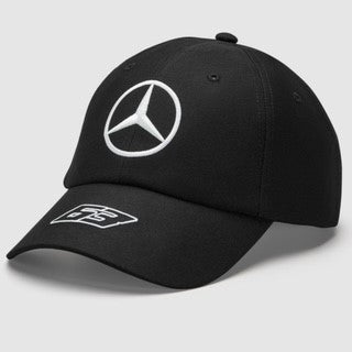 Mercedes AMG Petronas F1 Team Official Merchandise George Russell Driver Dad Cap-Black