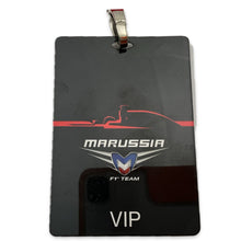 Load image into Gallery viewer, Marussia Formula One Team Issue VIP Pass and Lanyard