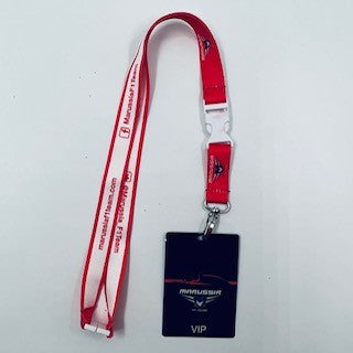 Marussia Formula One Team Issue VIP Pass and Lanyard