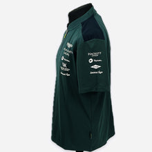 Load image into Gallery viewer, Aston Martin Racing AMR Le Mans Team Official Teamwear Race Day Polo Shirt- Dark Green Early 2018-Used