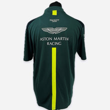 Load image into Gallery viewer, Aston Martin Racing AMR Le Mans Team Official Teamwear Race Day Polo Shirt- Dark Green Early 2018-Used