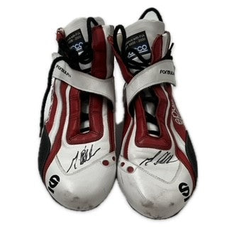 Max Chilton2013 Marussia Formula One Team Race Used and Hand Signed  Sparco Race Boots