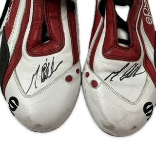 Max Chilton2013 Marussia Formula One Team Race Used and Hand Signed  Sparco Race Boots