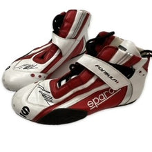 Load image into Gallery viewer, Max Chilton2013 Marussia Formula One Team Race Used and Hand Signed  Sparco Race Boots