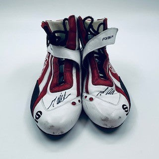 Max Chilton2013 Marussia Formula One Team Race Used and Hand Signed  Sparco Race Boots