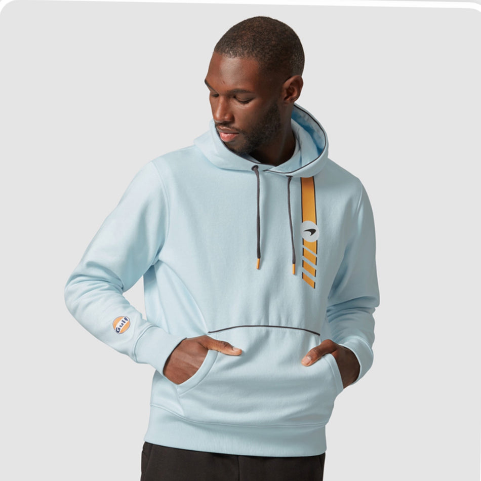 McLaren Racing F1 Team Gulf Racing Stripe Hooded Sweatshirt