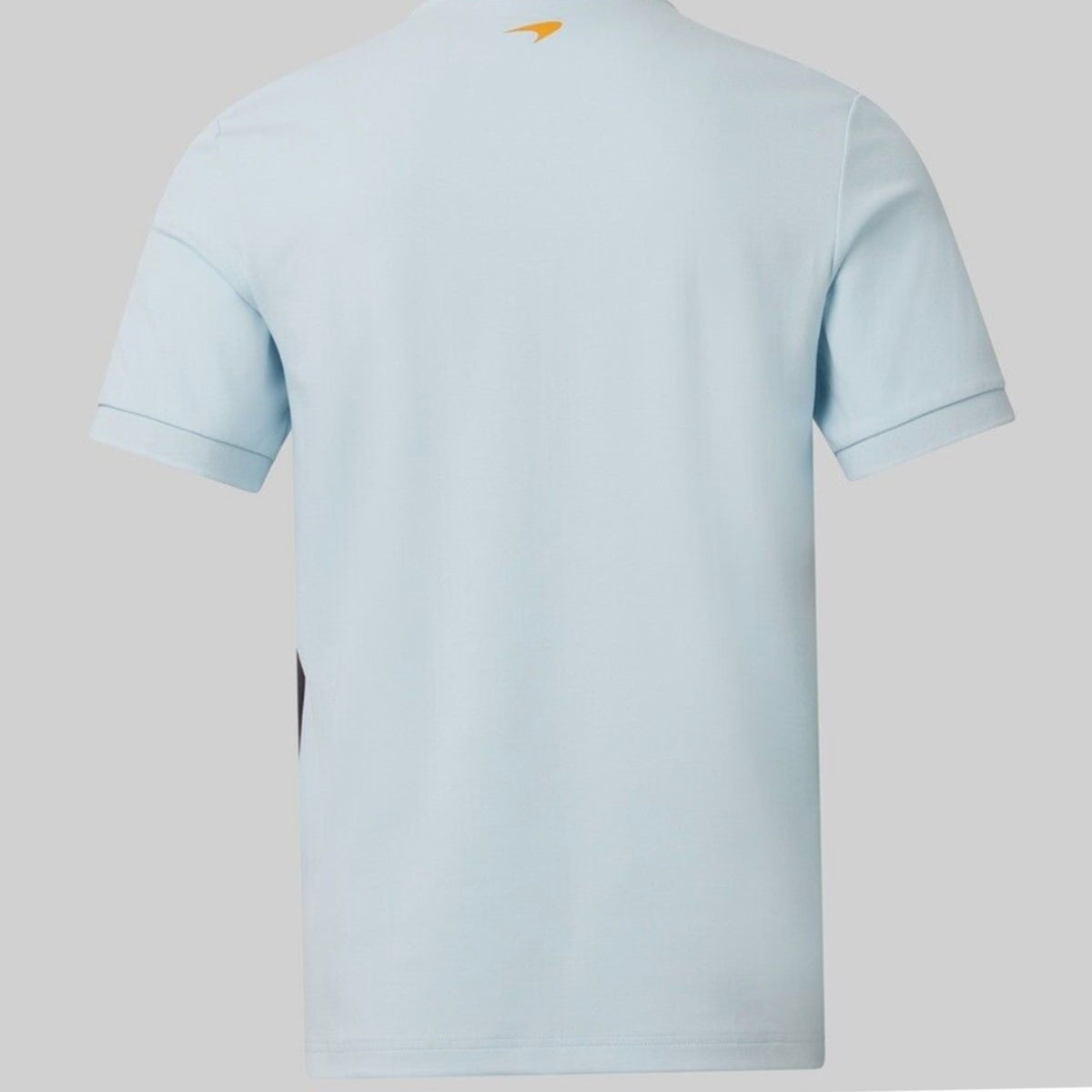 McLaren Gulf Formula One Team Official Merchandise Adults Core Logo Printed Stripe Polo Shirt Delicate Blue/Phantom - Pit-Lane Motorsport