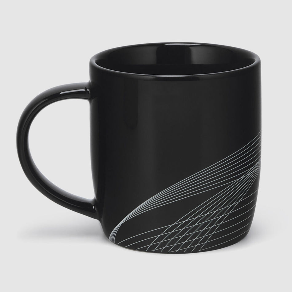Mercedes AMG F1 Team Official Merchandise Black Stoneware Mug&nbsp;