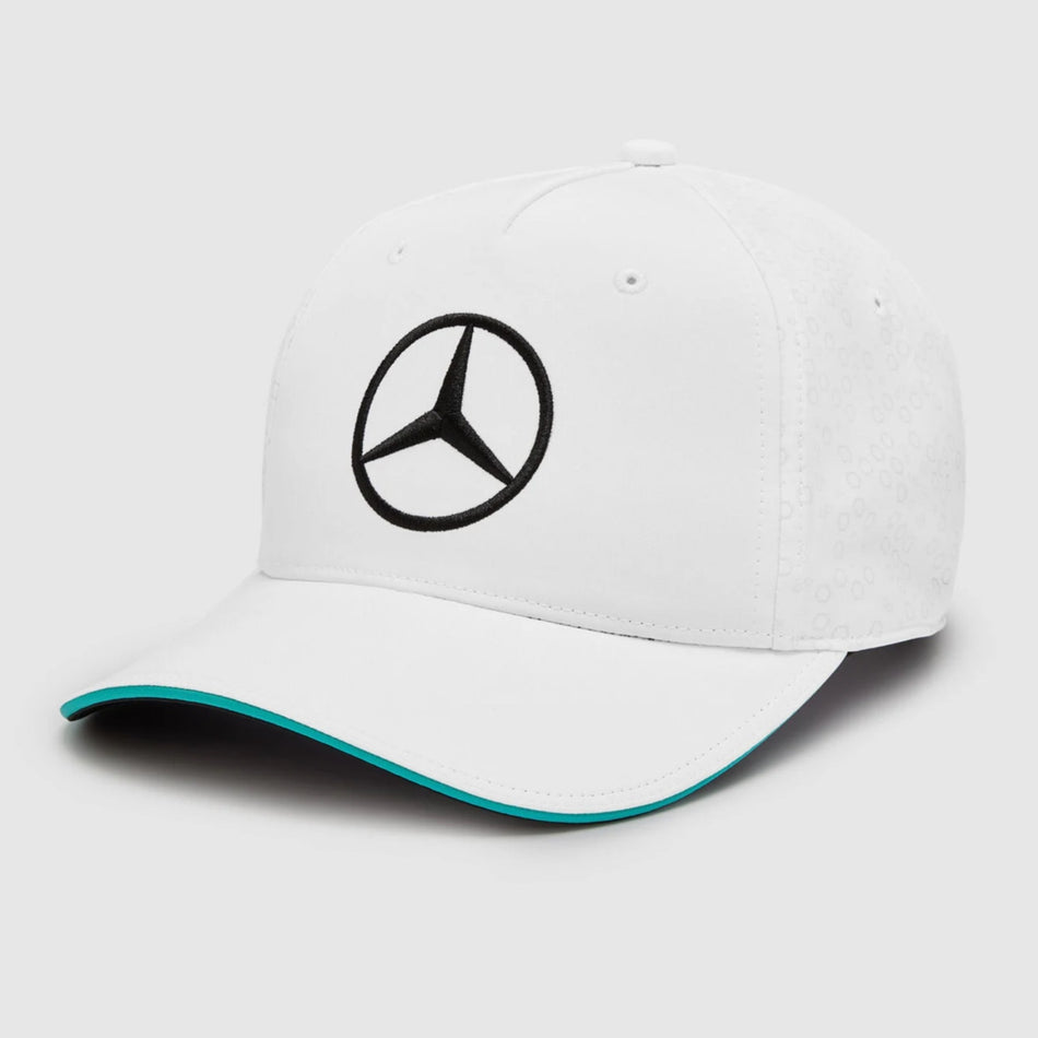 2024 Mercedes AMG F1 Team Official Merchandise Team Cap White