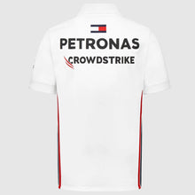 Load image into Gallery viewer, Mercedes AMG Petronas F1 Team Official Merchandise 2023 Team Driver Polo Shirt-White