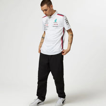 Load image into Gallery viewer, Mercedes AMG Petronas F1 Team Official Merchandise 2023 Team Driver Polo Shirt-White