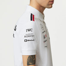 Load image into Gallery viewer, Mercedes AMG Petronas F1 Team Official Merchandise 2023 Team Driver Polo Shirt-White