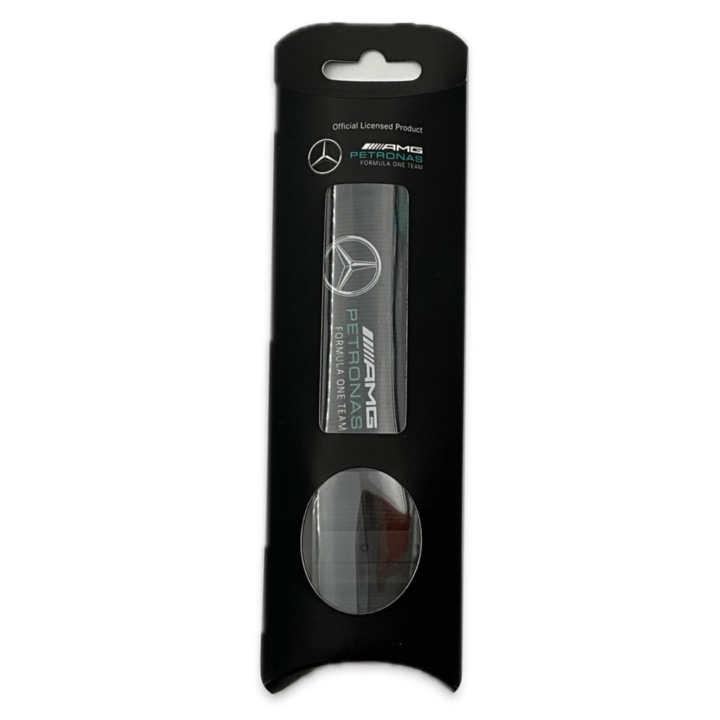 Mercedes AMG Petronas F1 Team Official Merchandise Large Logo Lanyard-Black