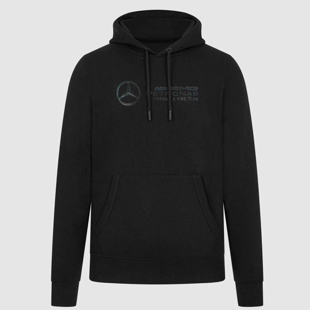 Mercedes AMG Petronas F1 Stealth Hooded Sweat - Unisex-Black